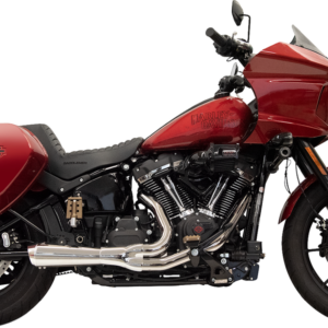 2-into-1 Ripper Exhaust System with Megaphone Muffler - Chrome - 49-State - M8 Softail