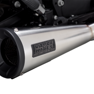 2-into-1 Upsweep Exhaust System - Brushed - Stainless Steel