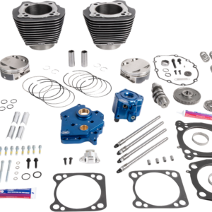 132" Power Package - HPT496 - Gear Drive - Water Cooled - Black Granite - 114"/117" M8