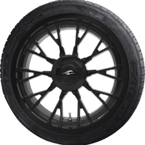 Marlin 3D Rear Wheel - Solid Black (18") | Falken Tire 215/45R18 - Trike