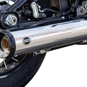 Grand National Slip-On Muffler - 50 State - 4" Chrome - M8 Softail