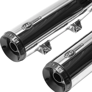 Grand National Slip-On Mufflers - Chrome - Race Only