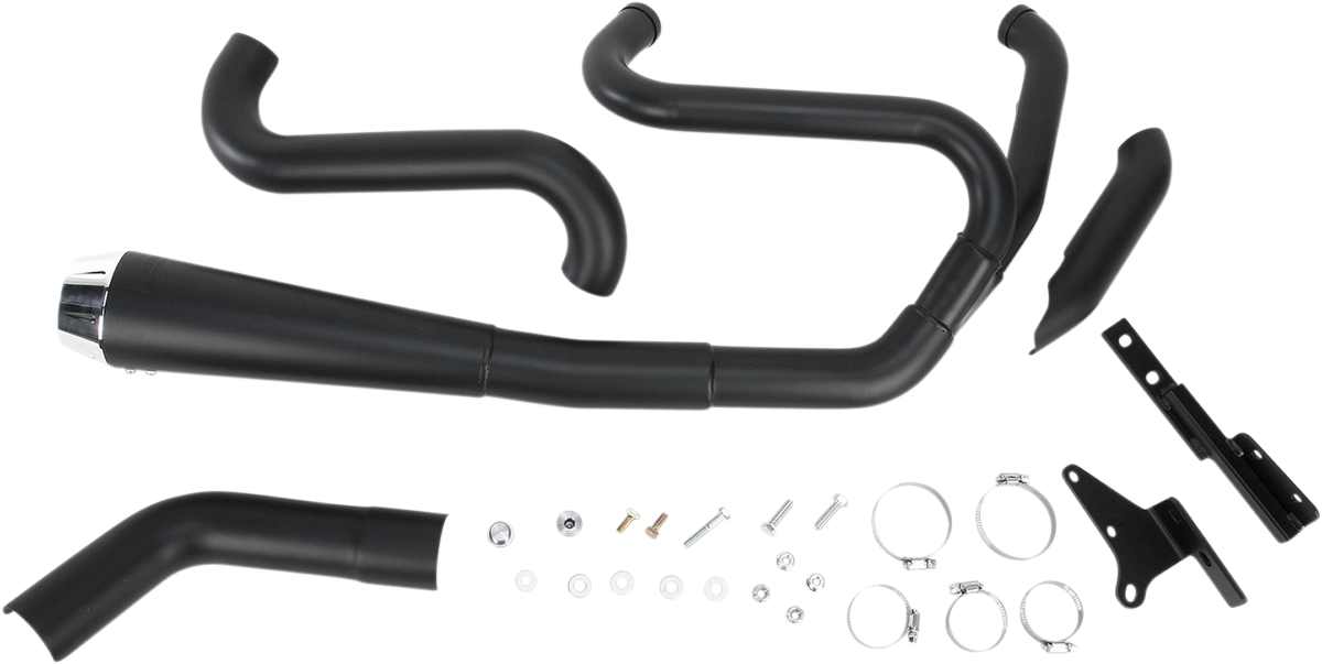 Road Rage 2:1 Exhaust - Black - FXD
