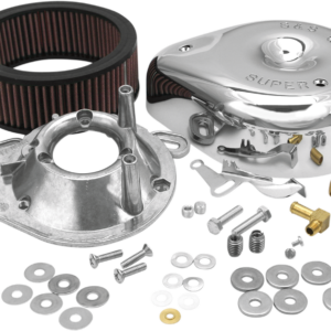 Teardrop Air Cleaner Kit - Chrome