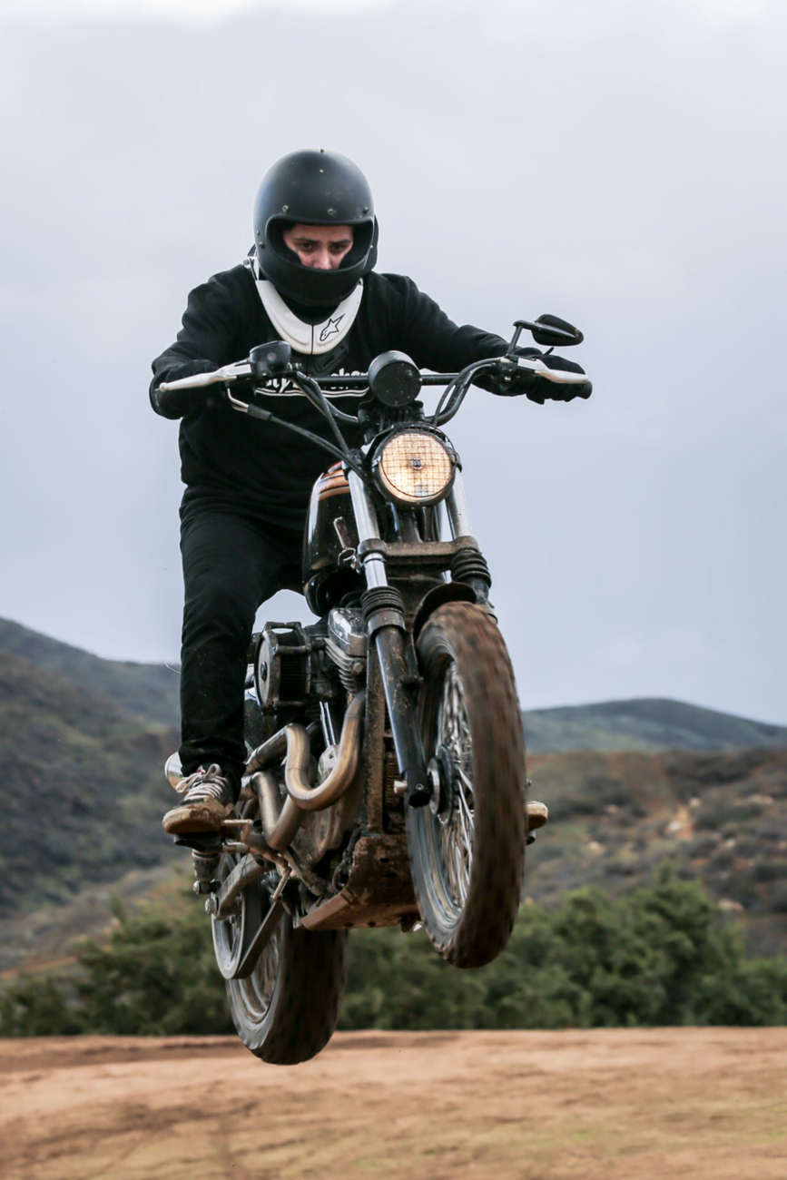 1" Scrambler Handlebar - Black