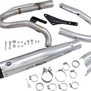 2:1 Exhaust for M8 Softail - Chrome