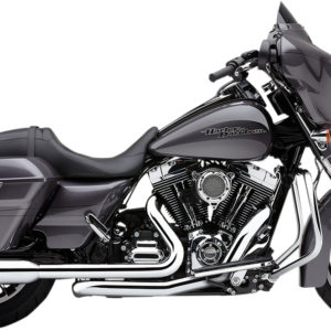 909 Twin Slip-On Mufflers - 4" - Chrome - '95-'16 Bagger