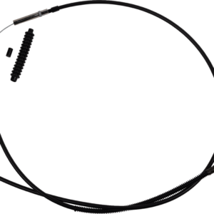 High-Efficiency Black Vinyl Clutch Cable - +10" Size