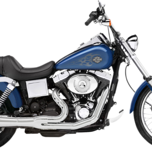2:1 Exhaust - Chrome - Megaphone - Short - '91-'05 FXD