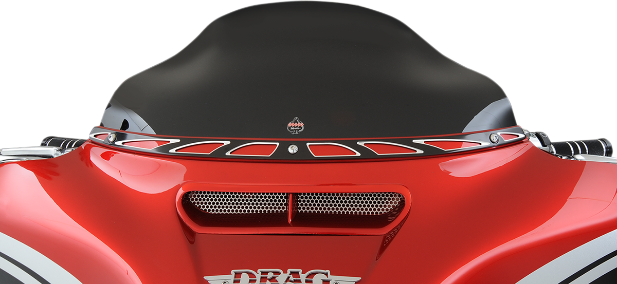 Flare® Windshield - 6-1/2" - Black - '14-'25 FLH