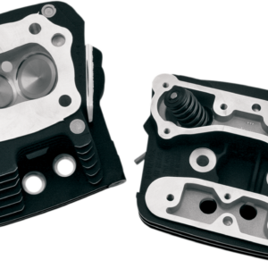 Performance Replacement Head - Low Compression (82 cc) - Wrinkle Black - Evolution Big Twin