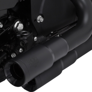 2-into-2 Mini Grenades Exhaust System - Black