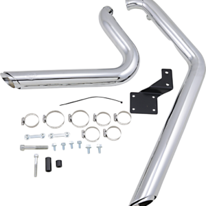 Shortshots Staggered Exhaust System - Chrome