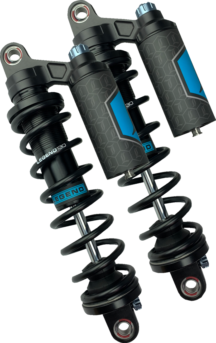 REVO ARC Piggyback Shocks - 13" - Heavy Duty - Black - '99-'17 Dyna