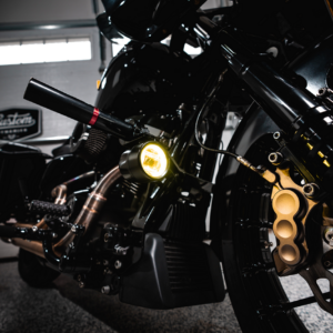 Fog Light - Black - Yellow Lens - Universal
