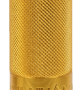 Throttle Tube - Knurled - 1" - Gen 2 TBW - Gold