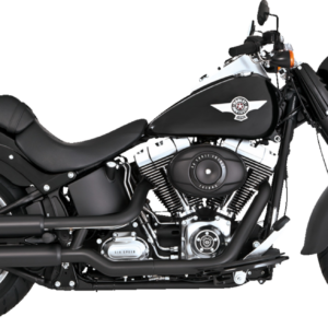 Twin Slash 3" Slip-On Mufflers - Black