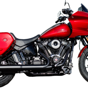 Grand National Slip-On Muffler - 50 State - 4" Black - M8 Softail