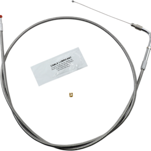 Stainless Steel Throttle Cable - +10" - '03-'07 FLH