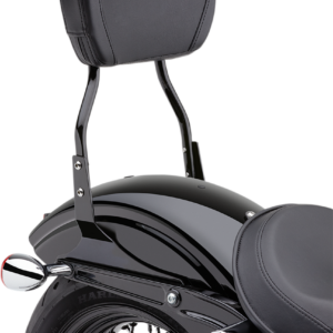 Round Sissy Bar - Standard - Black - Softail