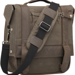 Voyager Detachable Waxed Cotton Saddlebag - Brown