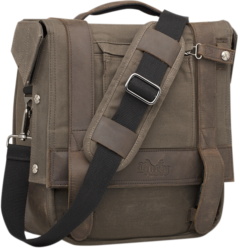 Voyager Detachable Waxed Cotton Saddlebag - Brown