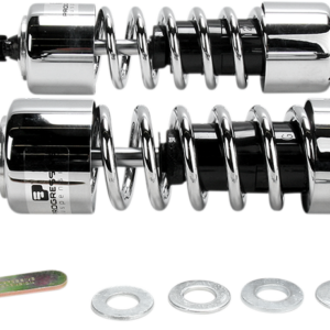 Shocks - 13.5" - 412 Cruiser Series - Chrome - Heavy Duty