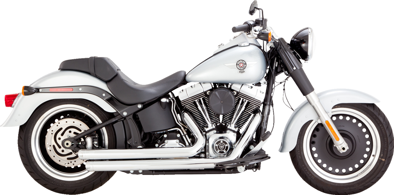 Big Shots Staggered Exhaust System - Chrome