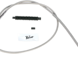 High-Efficiency Stainless Steel Clutch Cable for Harley-Davidson - +12" - '89-'06 Touring