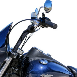 Handlebar Risers - Pull Back - 9-1/2" - Black