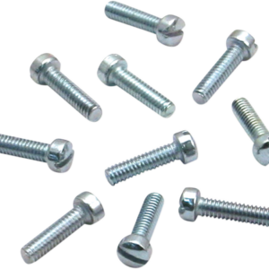 Slotted Flat Head Screws - 10-Pack