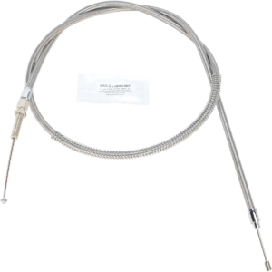 High-Efficiency Stainless Steel Clutch Cable for Harley-Davidson - +6" - '68-'85