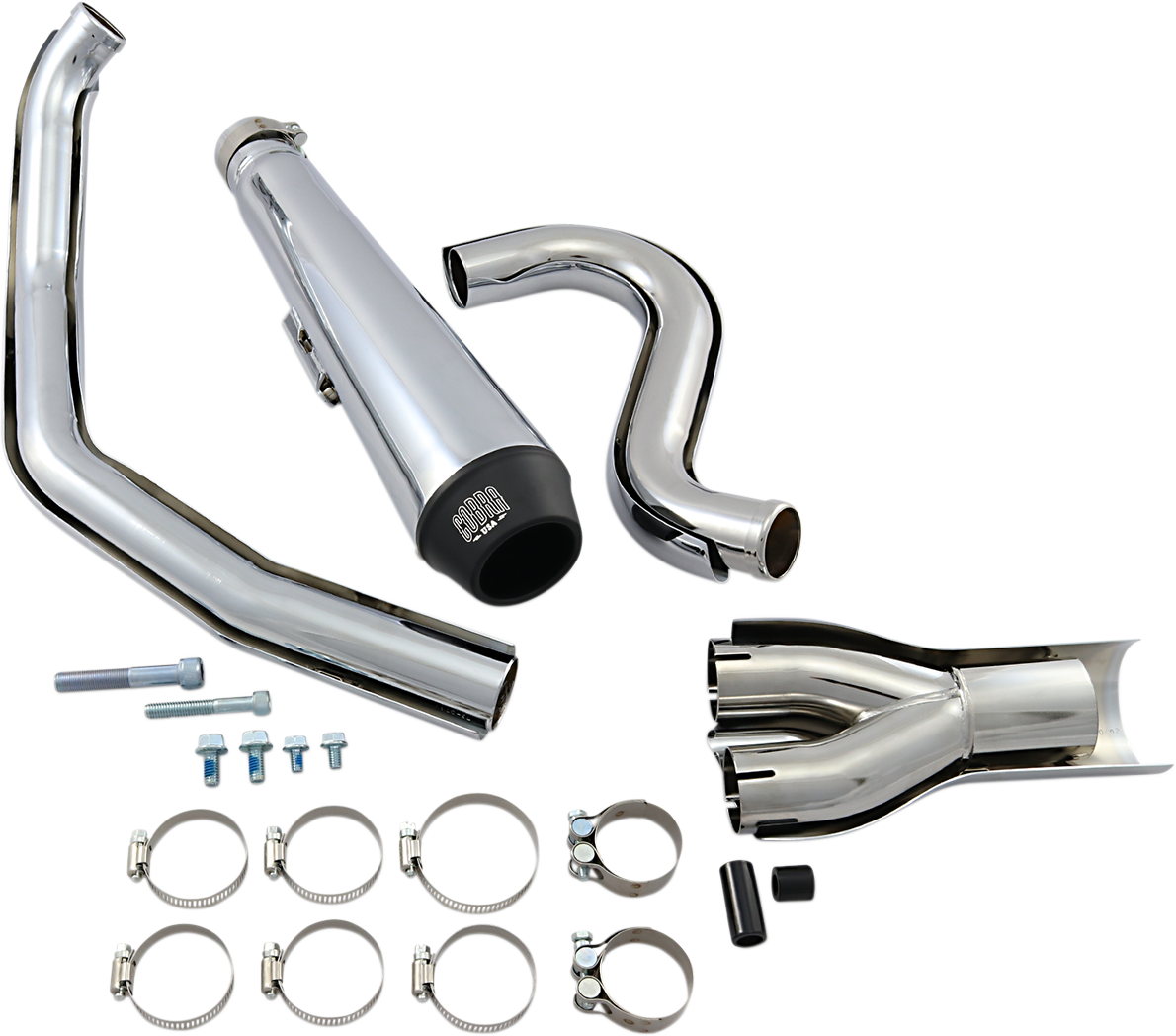 El Diablo Exhaust - Chrome - '88-'06 Softail