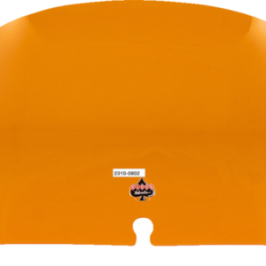Kolor Flare® Windshield - 6-1/2" - Orange - '14-'25 FLH/FLHT/FLHX