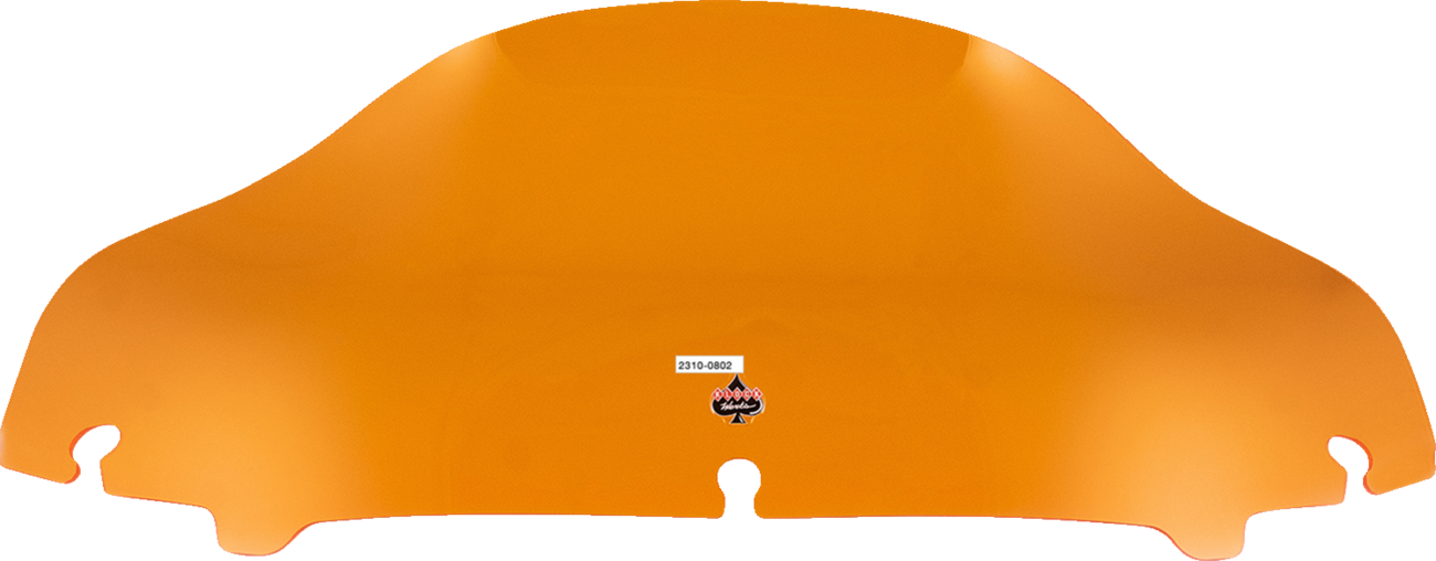 Kolor Flare® Windshield - 6-1/2" - Orange - '14-'25 FLH/FLHT/FLHX