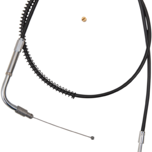 Black Vinyl Throttle Cable - +3" Size - 34-1/2" Length