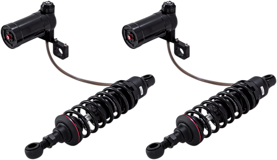 990 Series Shocks with Remote Reservoir - 12" - Black - Standard