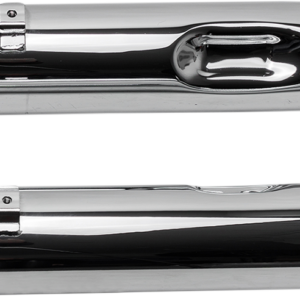 4-1/2" MK45 Performance Mufflers - Chrome with Chrome Tracer