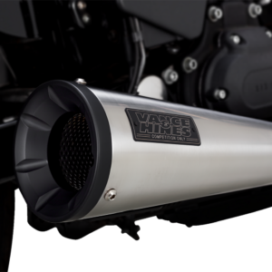 2-into-1 Upsweep Exhaust System - Brushed - Stainless Steel