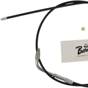 Black Vinyl Throttle Cable - +6" Size - 41" Length