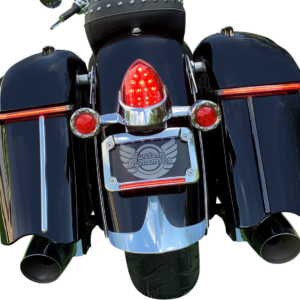 Saddlebag Lights - Low Profile - Red Lens - Indian