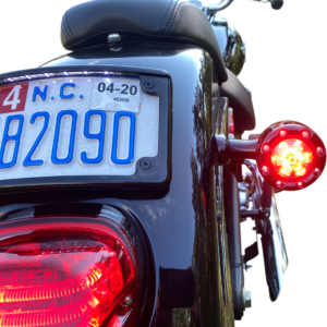 Bullet Turn Signal 1156 - Black - Smoke Lens