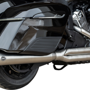 2-into-1 Qualifier Exhaust System - Brushed Stainless Steel - 49 State - Indian with PowerPlus