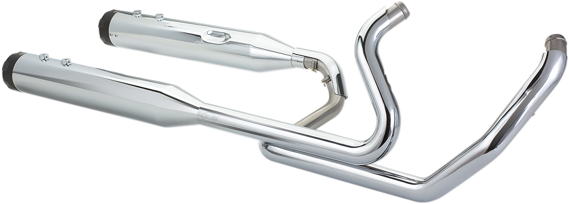 El Dorado Dual Exhaust System - Chrome - Black Thruster