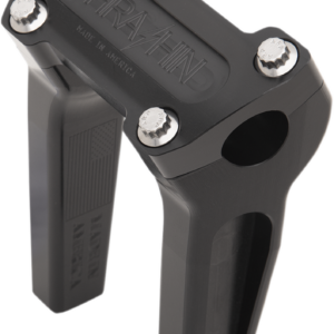 Handlebar Risers - Straight - 6" - Black