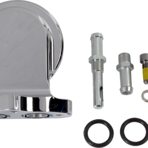 Oil Filter Mounting Bracket Kit - Chrome