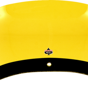 Kolor Flare® Windshield - 8" - Yellow - '98-'13 FLTR