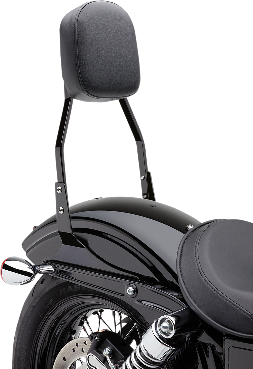 Standard Sissy Bar - Black - Dyna