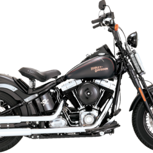 3" Twin Slash Slip-On Mufflers - Chrome