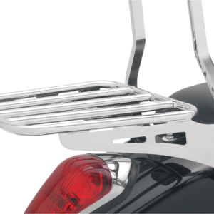 Sissy Bar Luggage Rack - Chrome - Tubular